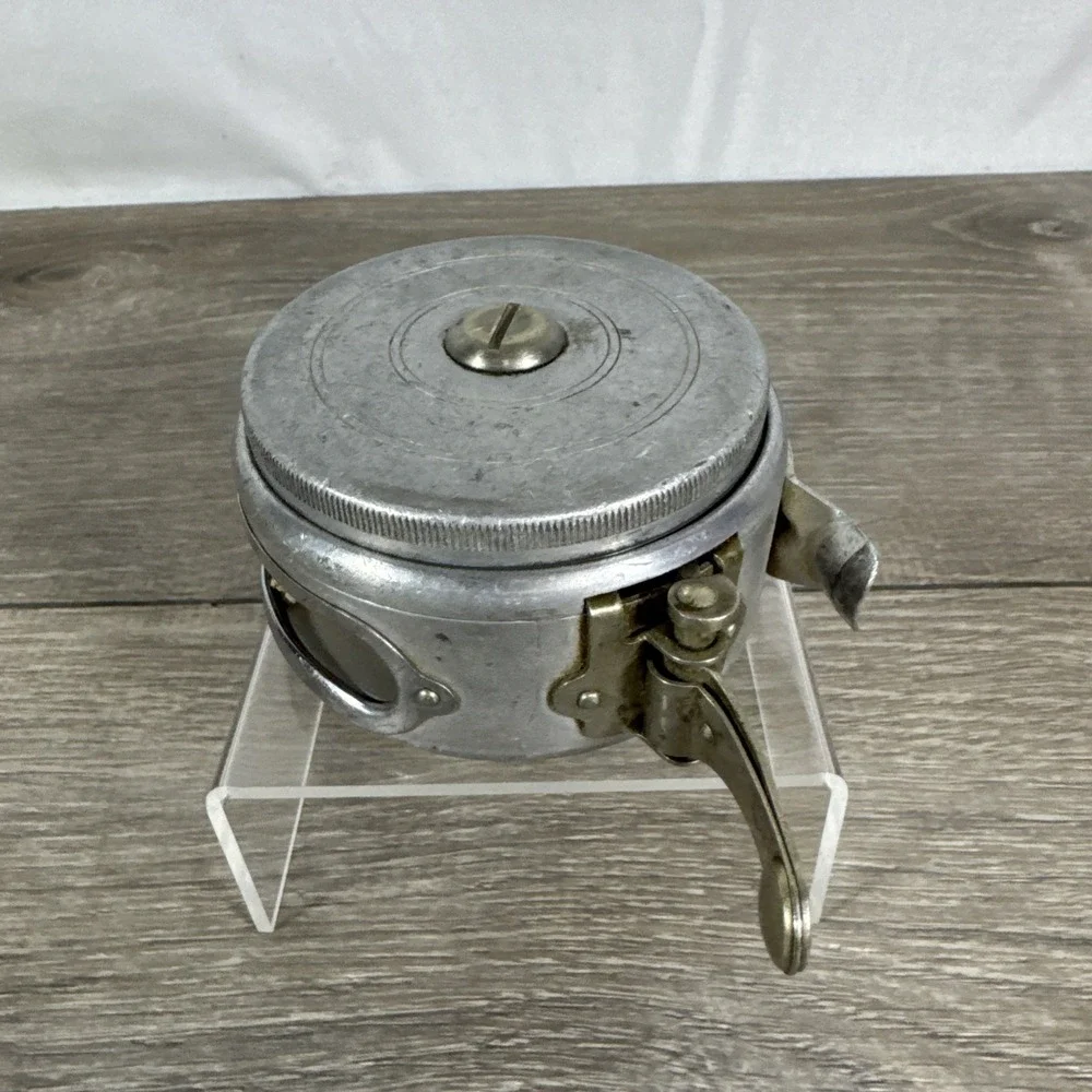 South Bend Oreno Matic 1130 Automatic Fly Fishing Reel With Line, Works